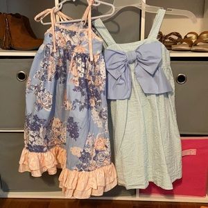 Cheeky Plum and Stitchy Fish dresses size 5/6